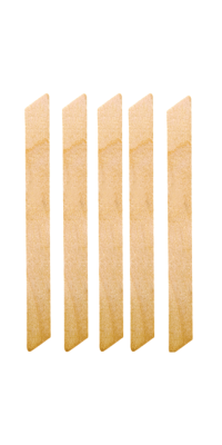 Angled Waxing Sticks - Box of 100pc